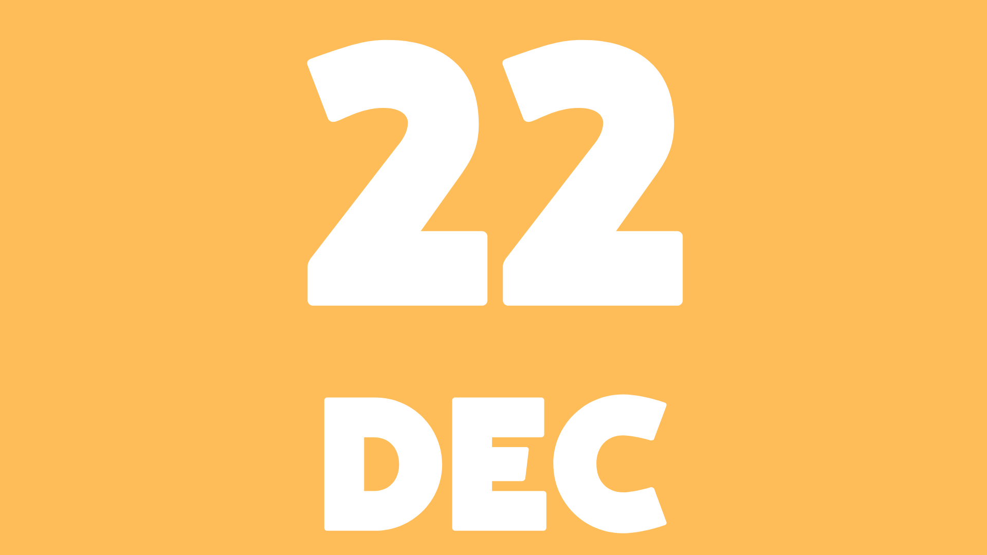 Advent Series - Monday 22nd December