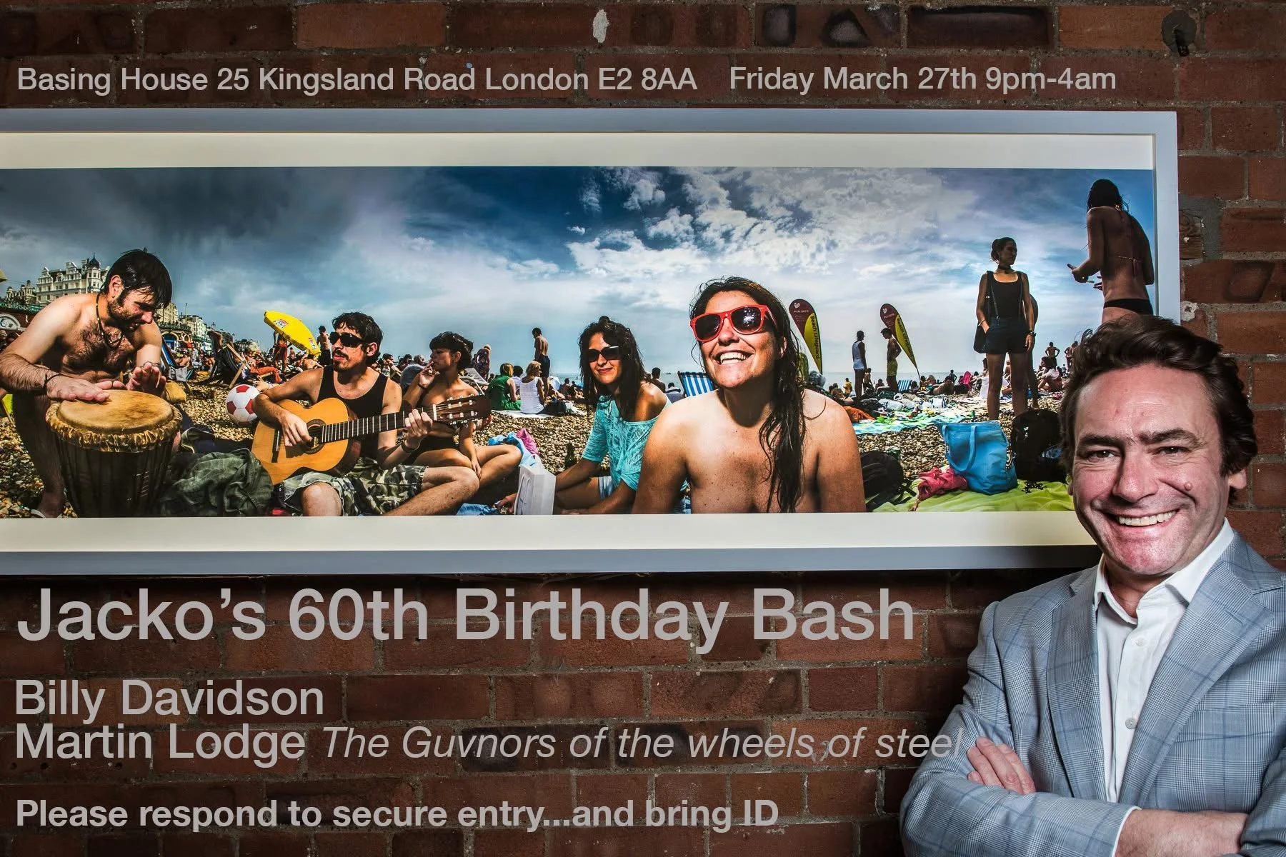 MARTIN LODGE @ Jacko’s 60th Birthday Party (Part One)