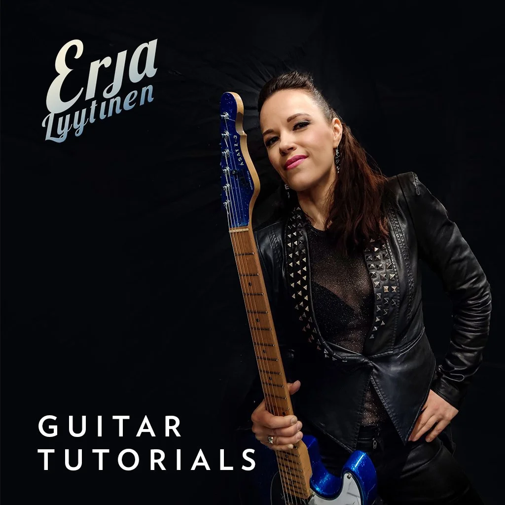 ERJA LYYTINEN GUITAR TUTORIALS RELEASED!