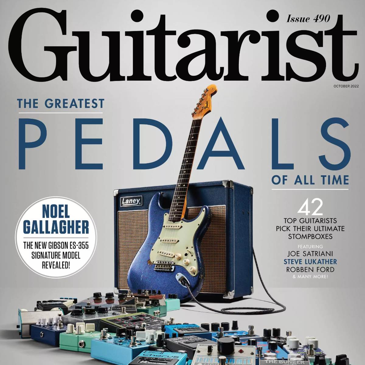 ERJA LYYTINEN INCLUDED IN THE GUITARIST MAGAZINE'S OCTOBER 2022 ISSUE "THE GREATEST PEDALS OF ALL TIME"