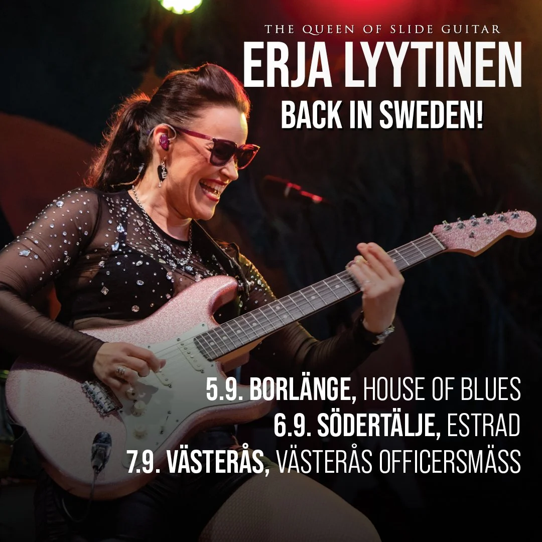 THREE SHOWS IN SWEDEN IN SEPTEMBER 2024!