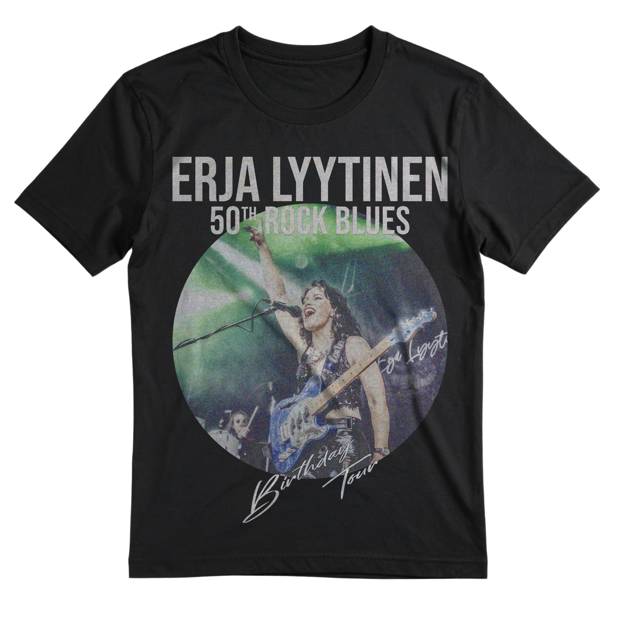 PRE-ORDER!! Erja Lyytinen 50th Rock Blues Birthday T-shirt