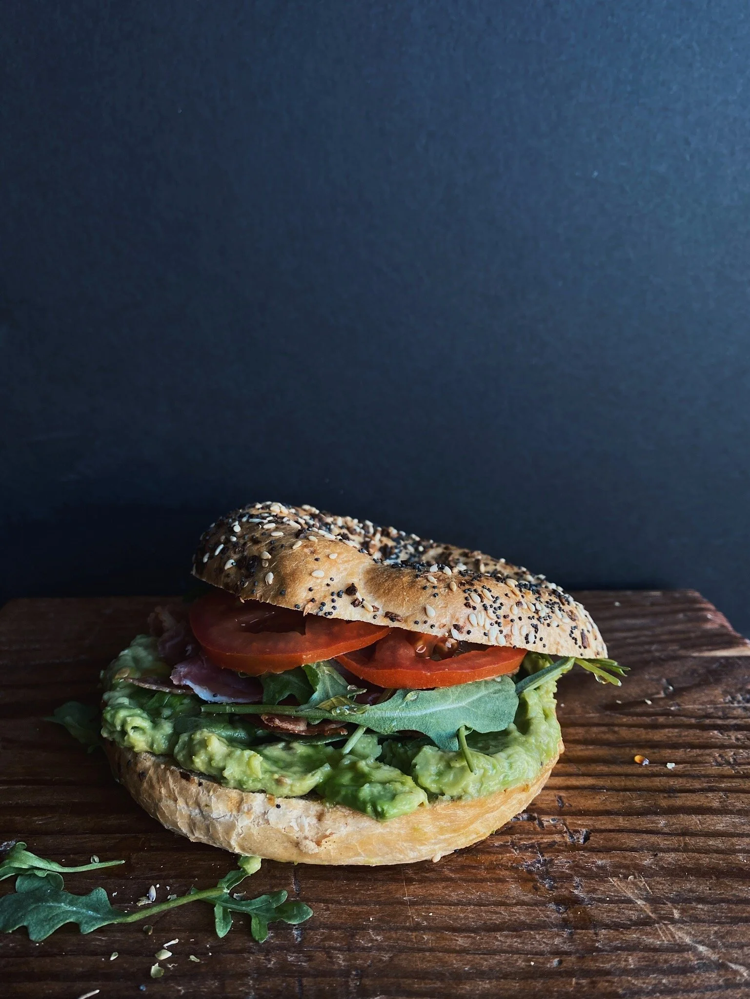 Veggie Bagel Sandwich