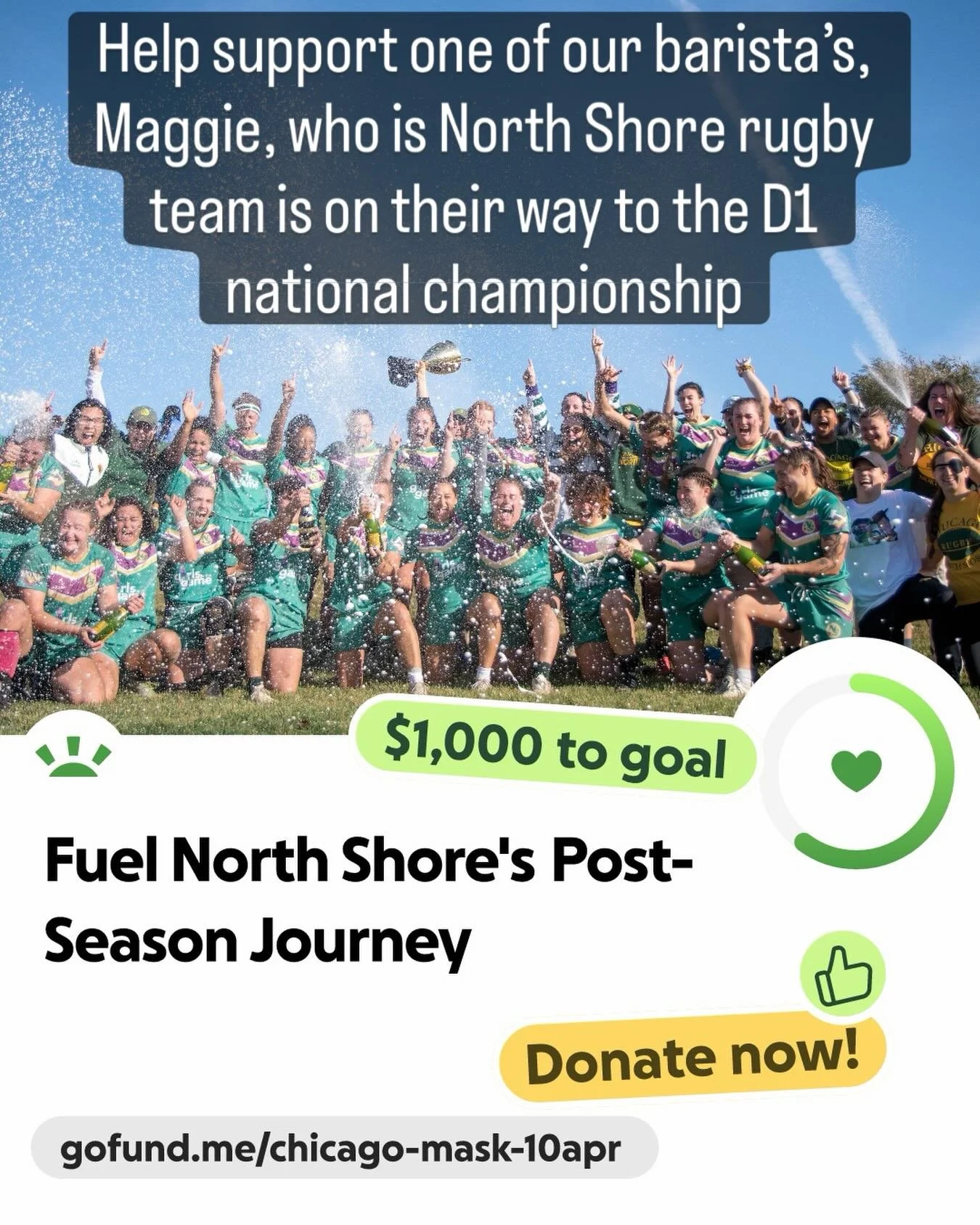 North Shore is on an exciting journey to the D1 National Championships, and they need our support. Every donation, big or small, helps them get closer to their goal. Let&rsquo;s rally behind this team and show them we believe in their hard work. Plea