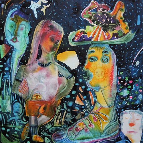 夜來香 Night Fragrance, 2020 [30cm x 30cm] watercolour on canvas.jpg