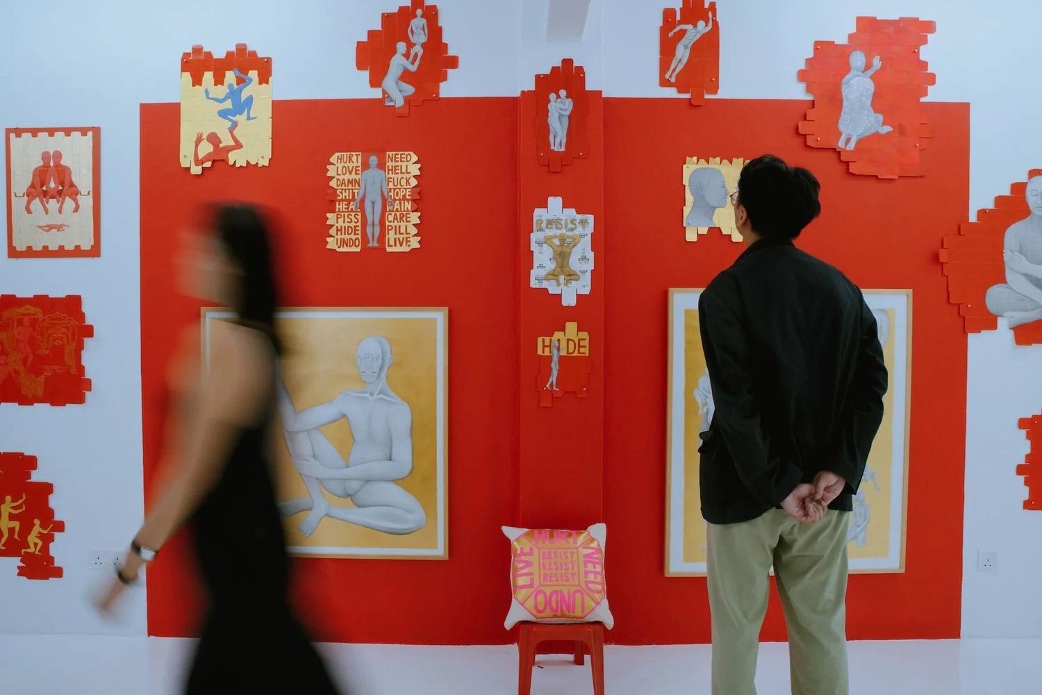HURT NEED UNDO LIVE / RESIST - A solo exhibition in two parts by Jerome Kugan
