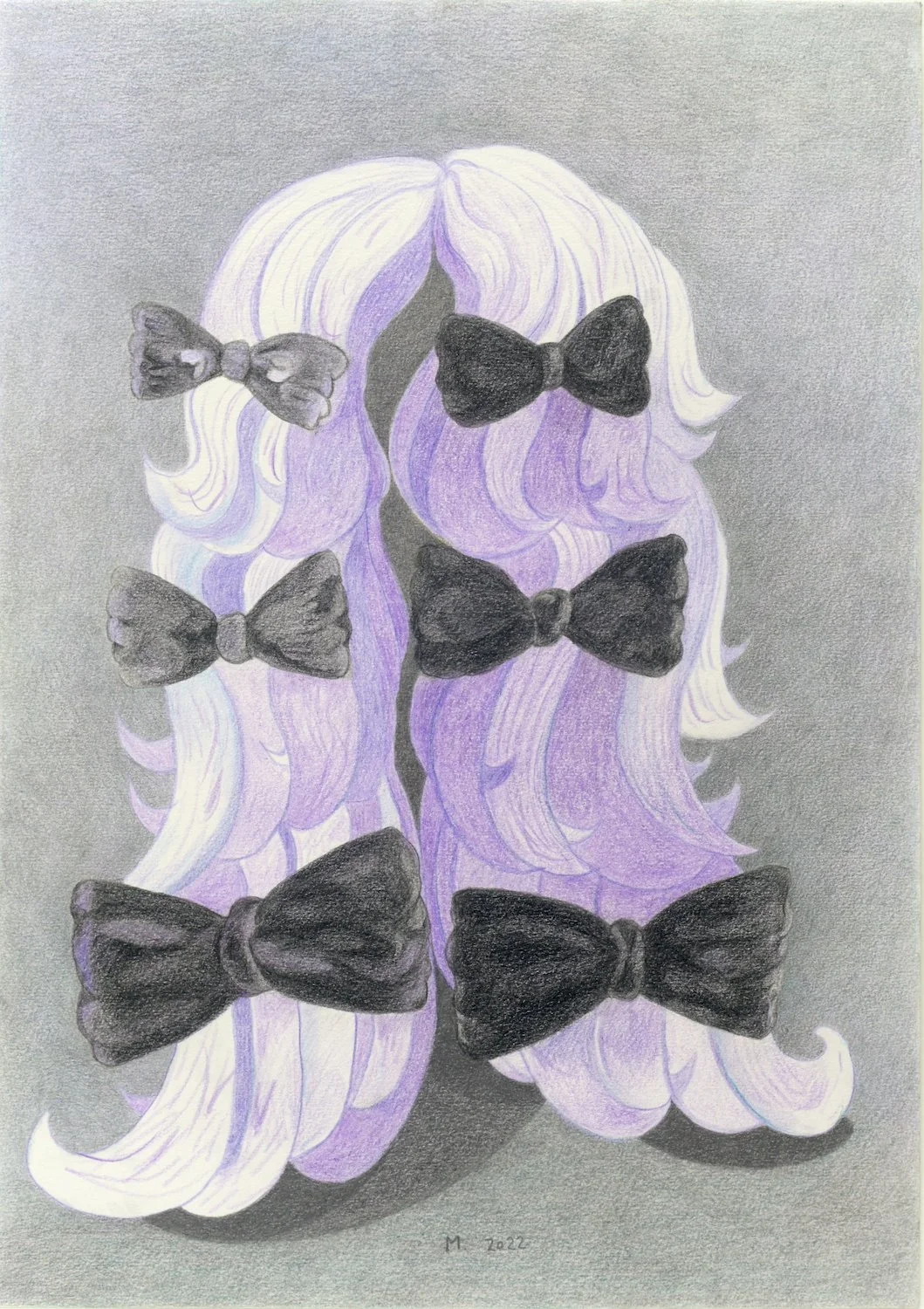 Purple Wig and Bowmen_Minstrel Kuik_Drawing on paper_2022.JPG