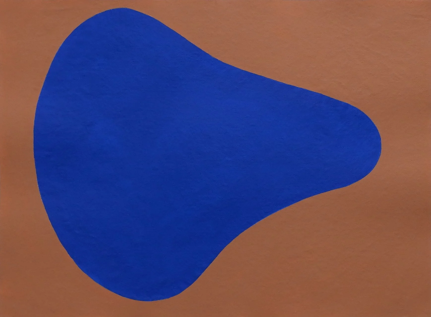 Blue Form on Flesh Stone (2010)