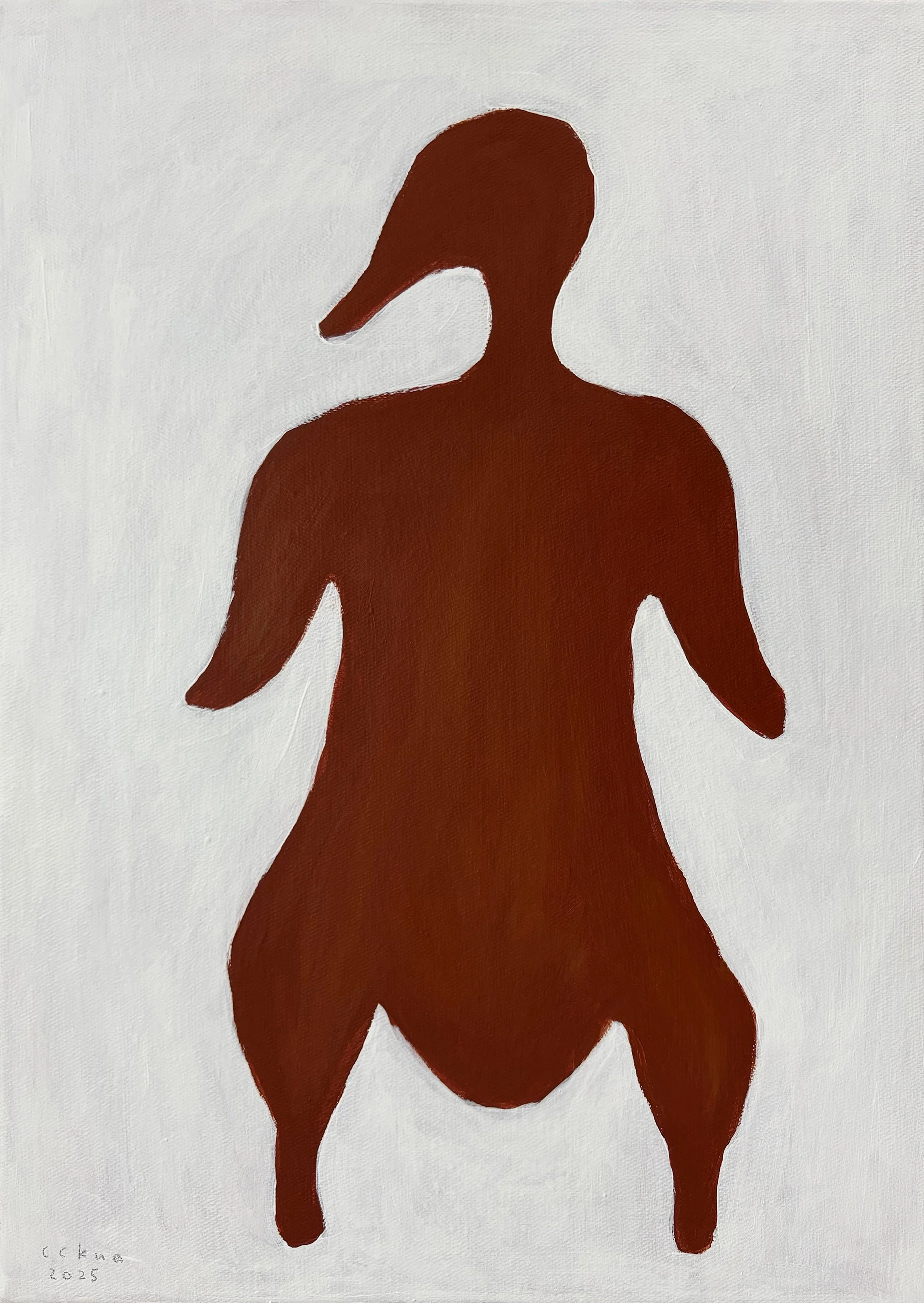 Chinese Duck, 2025_46 x 33cm, acrylic on canvas.jpg