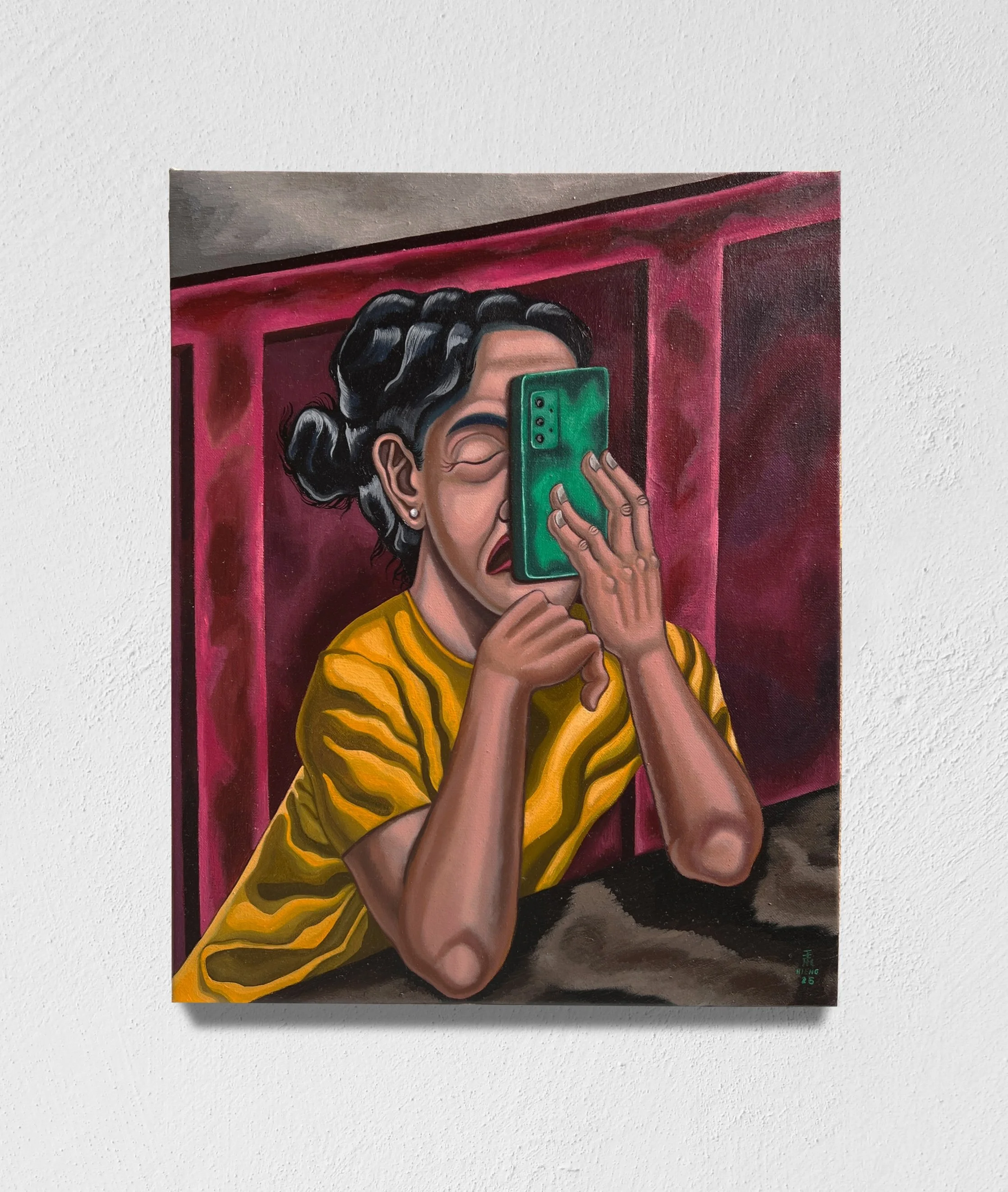 32, Audio Message (Oil Color).jpg