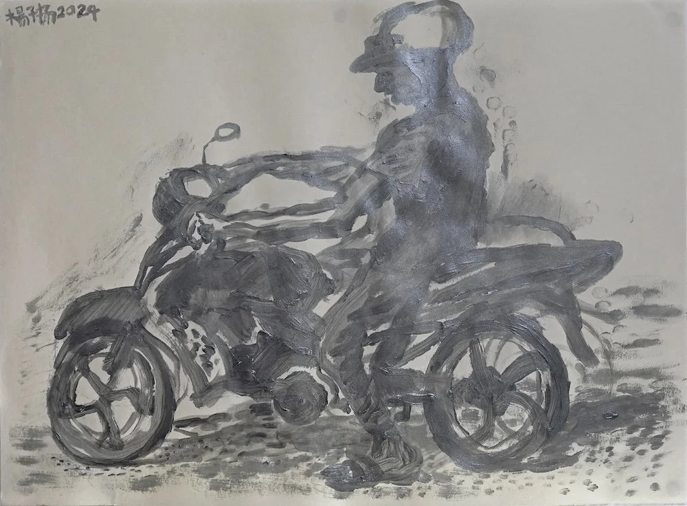 Man on Motorbike_2024_Acrylic on paper_29.5 × 40.5 cm copy.jpg