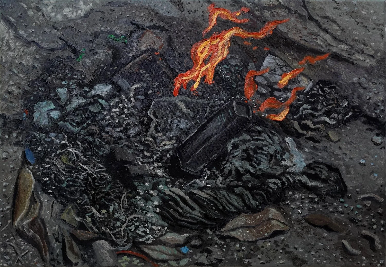 Burning Trash_2024_Oil on canvas_41.5 × 59.5 cm.jpg