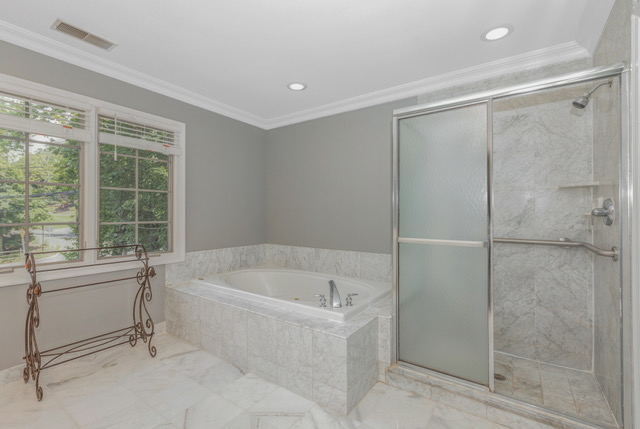 Elegant bathroom inside the society house senior living facility Livingston, NJ