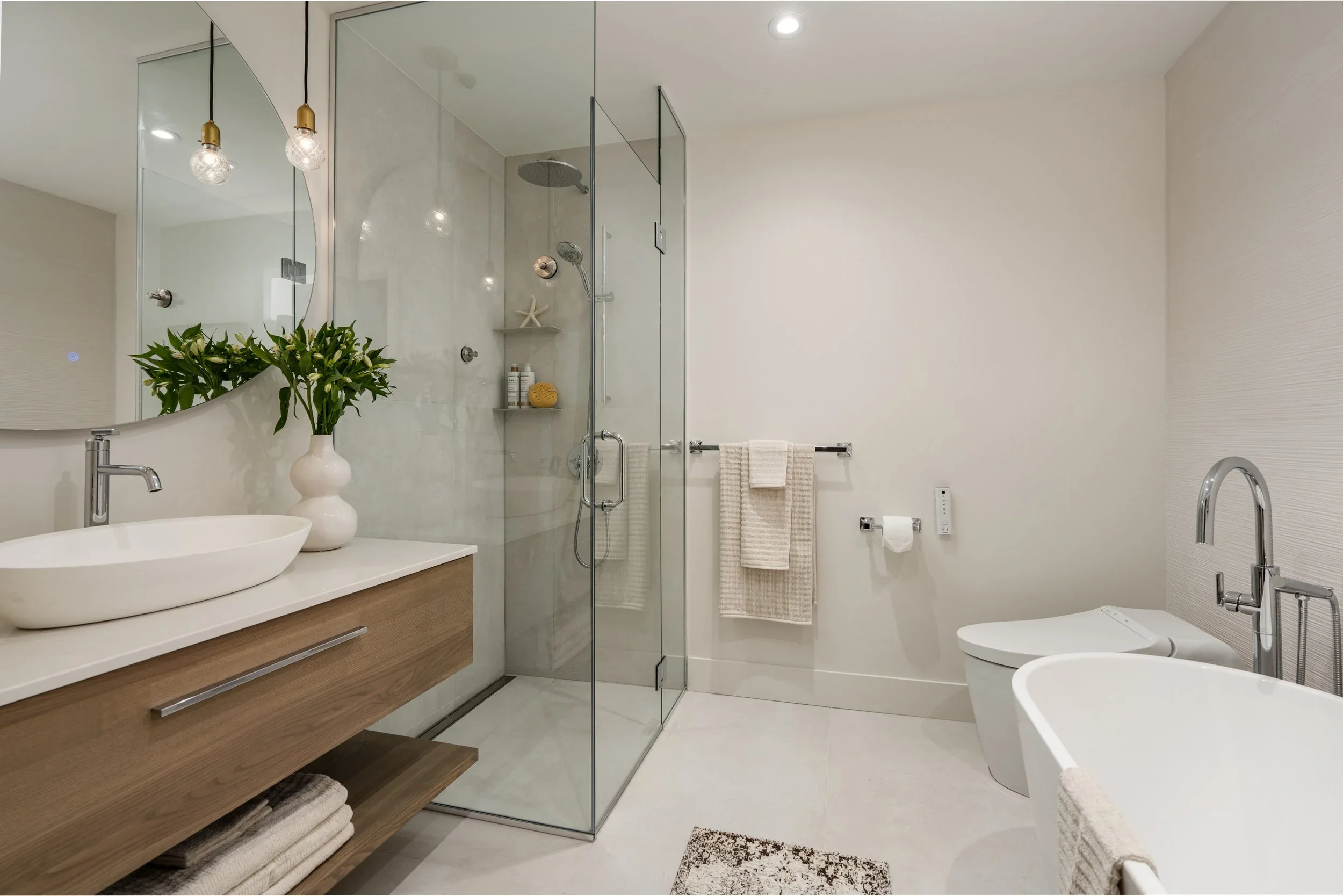 Modern Marble Bathroom Renovation