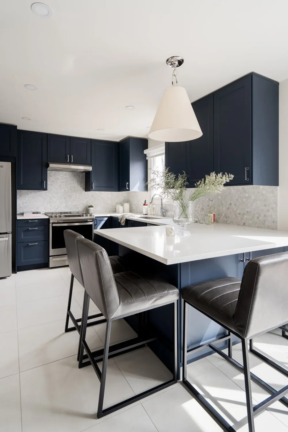 Modern Two-Tone Kitchen Renovation In Old Park