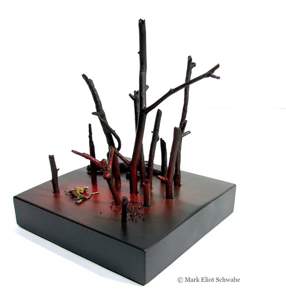 Futurescape; climate crisis sculpture 2 (with dead dog) — Mark