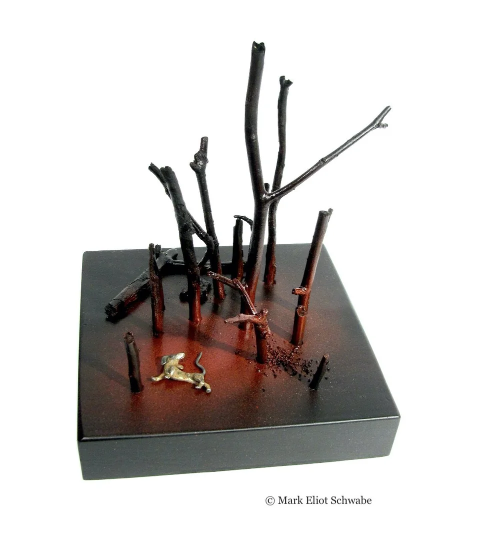 Futurescape; climate crisis sculpture 2 (with dead dog) — Mark