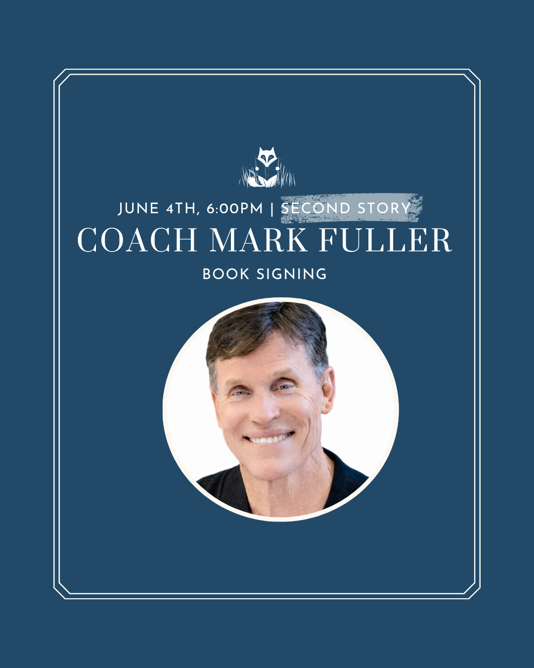 Coach Mark Fuller Book Signing