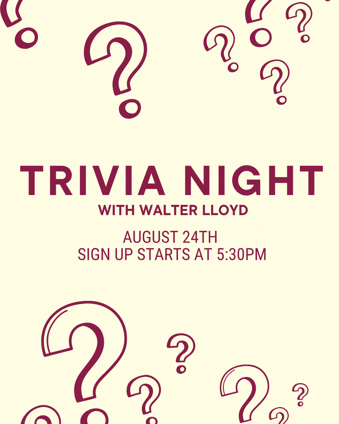 Trivia Night