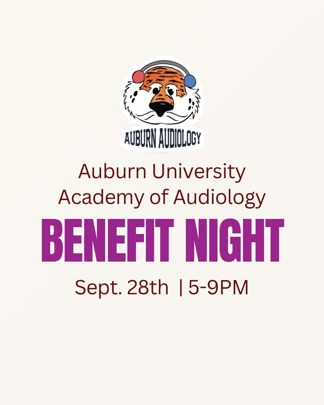 AU Student Academy of Audiology Benefit Night