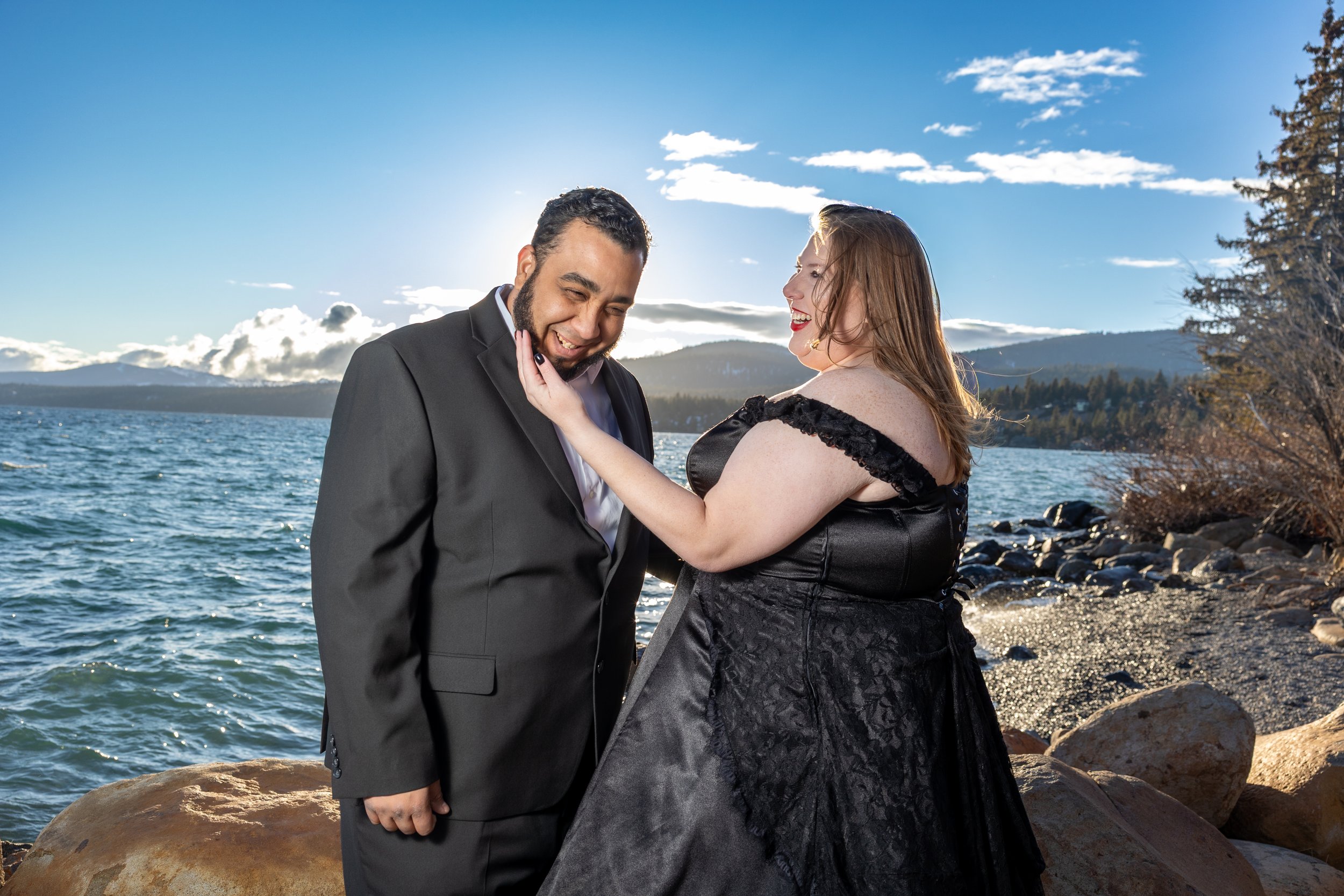 Romantic Lake Tahoe Engagement