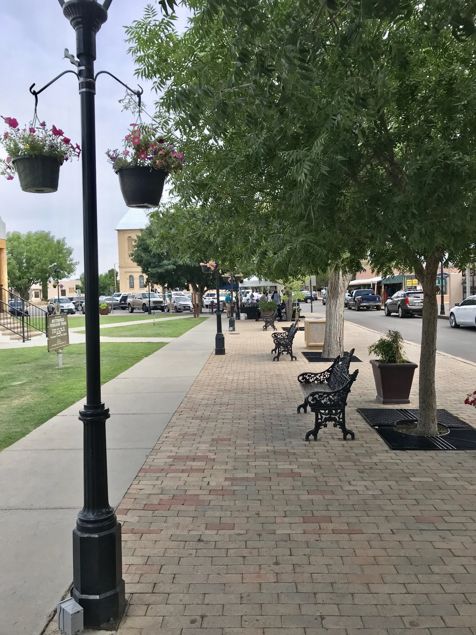 The town square