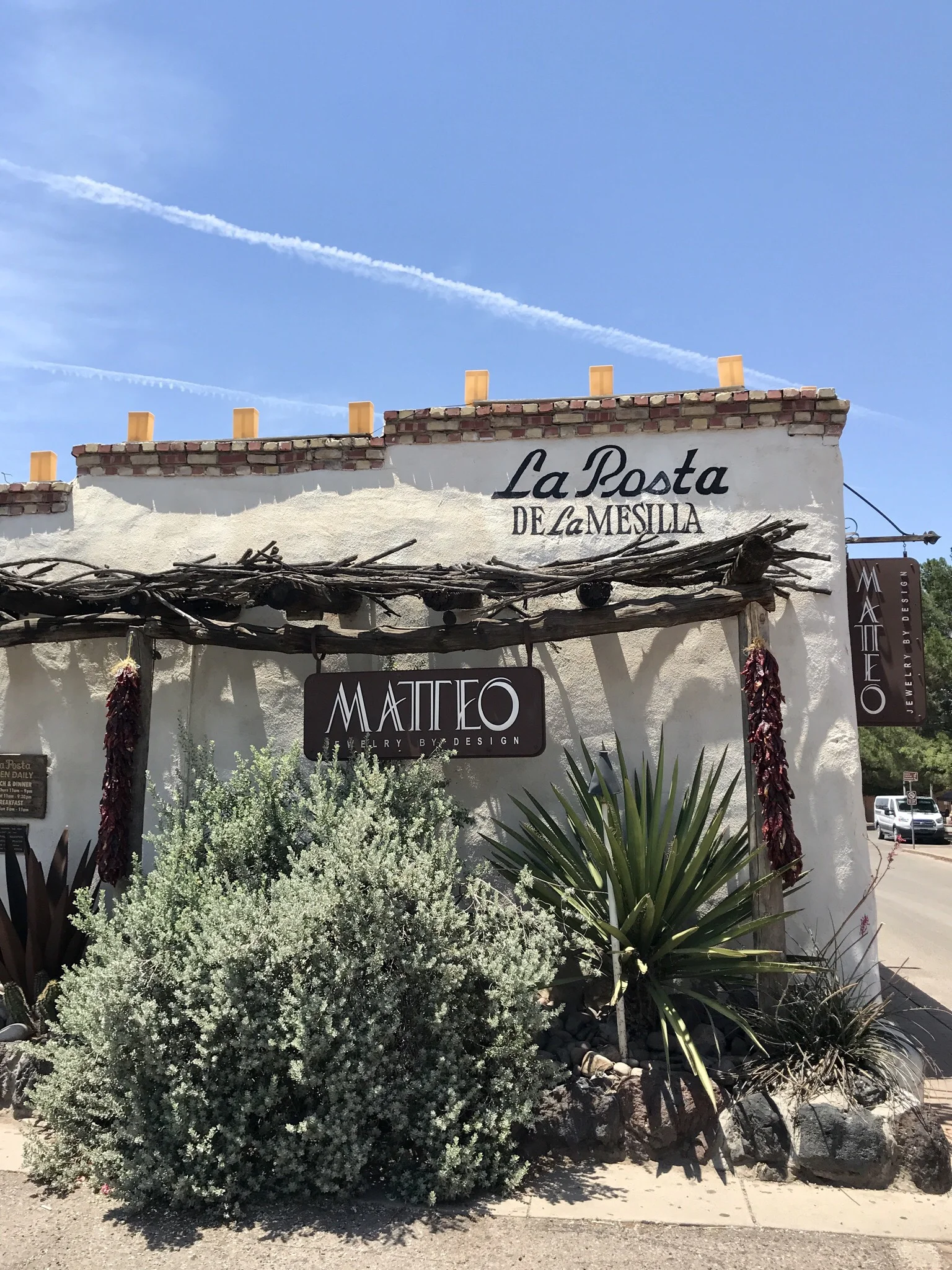 Exterior of restaurant La Posta.