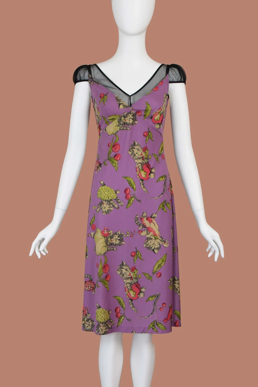 dress like the 90s hip hop 90s Betsey Johnson Rainbow Velvet Tank Maxi Dress – Empress Vintage main image 1