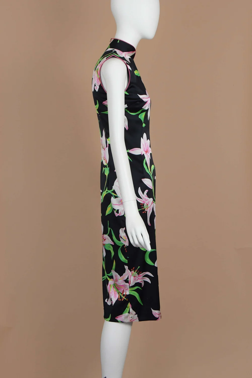 tadashi dress vintage Vintage Tadashi Shoji Bodycon Sheath Evening Gown 1980s Black Jersey D –  Poppy's Vintage Clothing main image 0