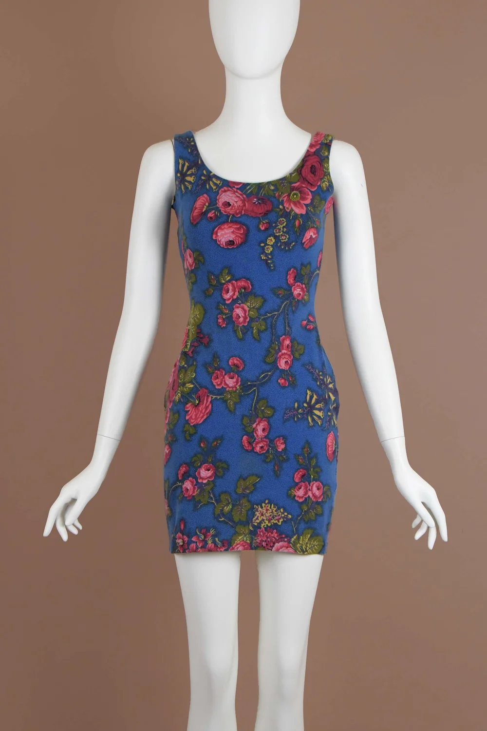 Betsey Johnson Punk Label Vintage Floral Bodycon Dress (XS/S)  Boontique