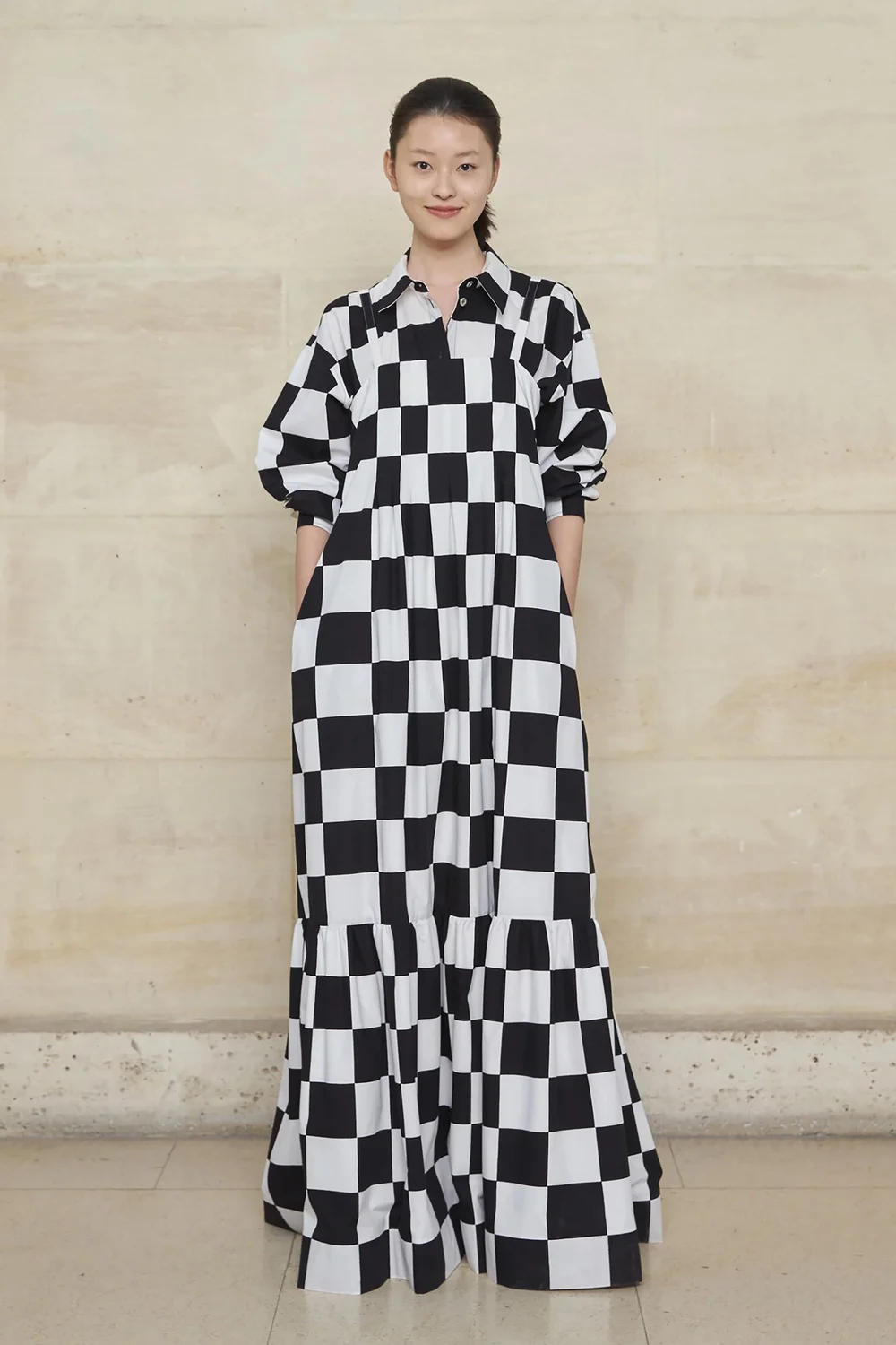 white christmas dresses 1970s 1973 MARIMEKKO cotton dress small main image 1