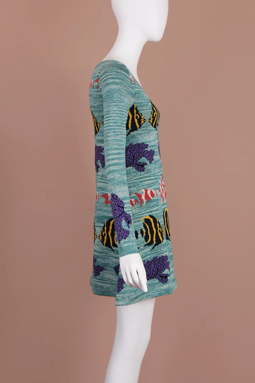 Betsey Johnson Tropical Fish Knit Dress (S)  Boontique