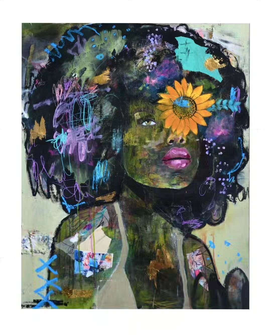 I AM &quot;A Ray of Sunshine&quot; and I AM &quot;Flourishing&quot; was selected for GPEC's upcoming art exhibition. Exciting! Thank you @greaterphx !