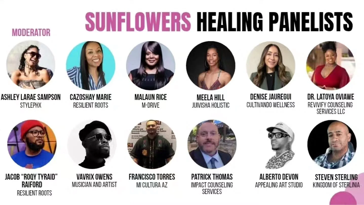 We are so excited for the healing art experience on November 8th, a day filled with powerful panel discussions, inspiring visual art, and unforgettable live performances. We can&rsquo;t wait to connect with you all. Be sure to check out their Instagr