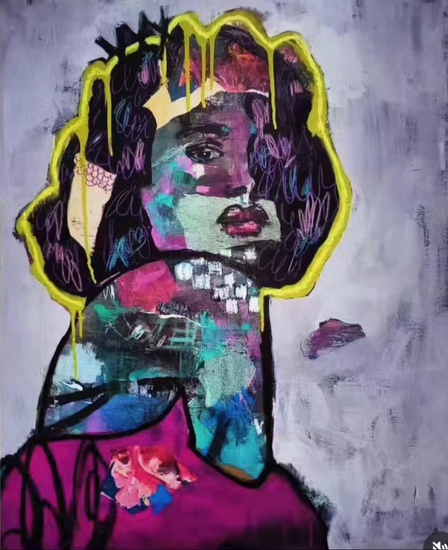 I found this beauty in the archives. I'm looking forward to creating my next art collections. 💯🙏🏾