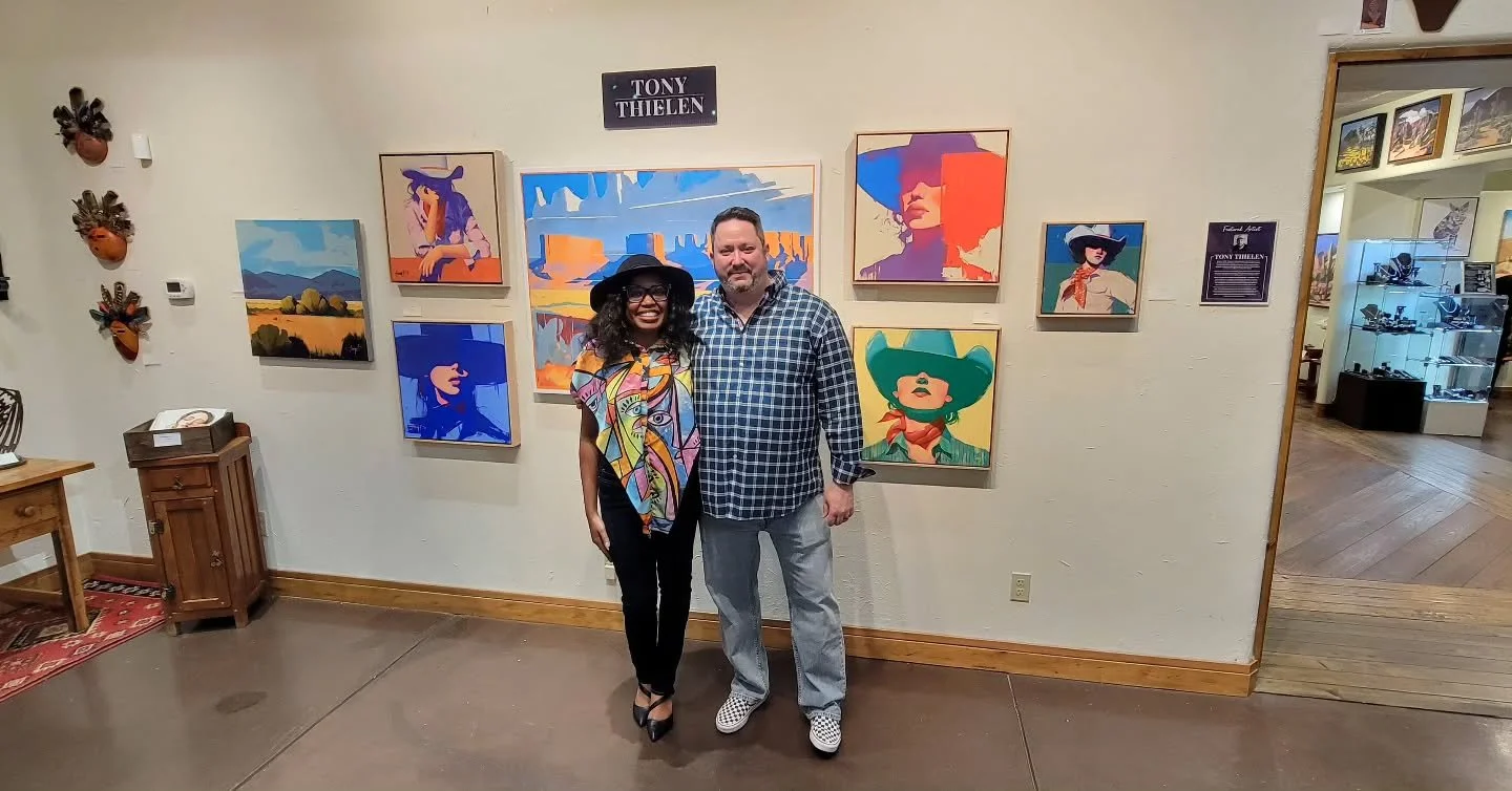 I have been following @tony_thielen and his work for quite sometime and when I saw that he was having an exhibition I had to see his work and meet him in person. Thank you for sharing your story, process and beautiful artwork. Safe travels and enjoy 