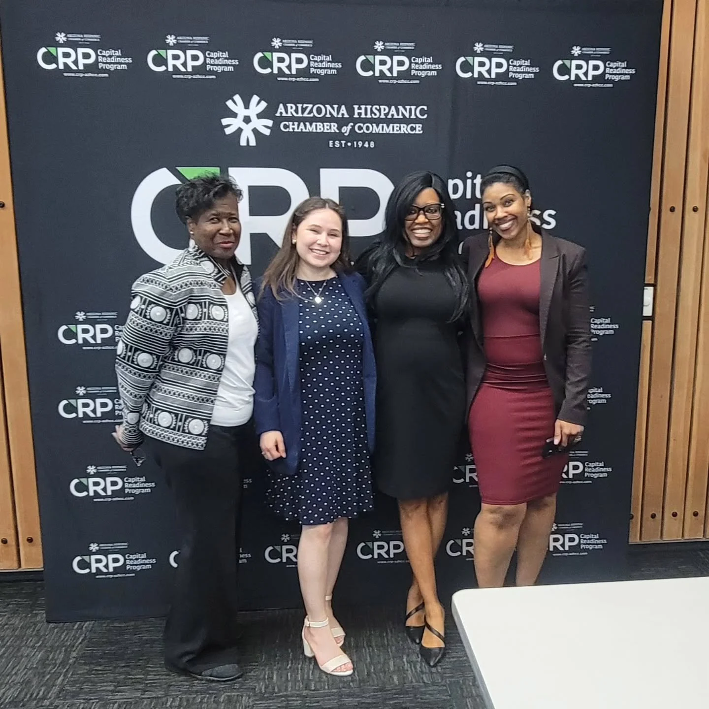 "Let's take a picture, she is going to be our next SUCCESS STORY." I receive. I look forward to working with you. I am grateful for the Capital Readiness Program with @azhcc ! Thank you @malaunrice for introducing me to the team and this pr
