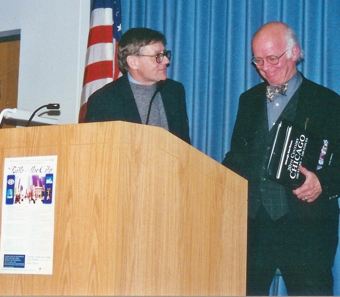 Rev. Dan Hartnett SJ from Loyola with Dr. Martin Marty