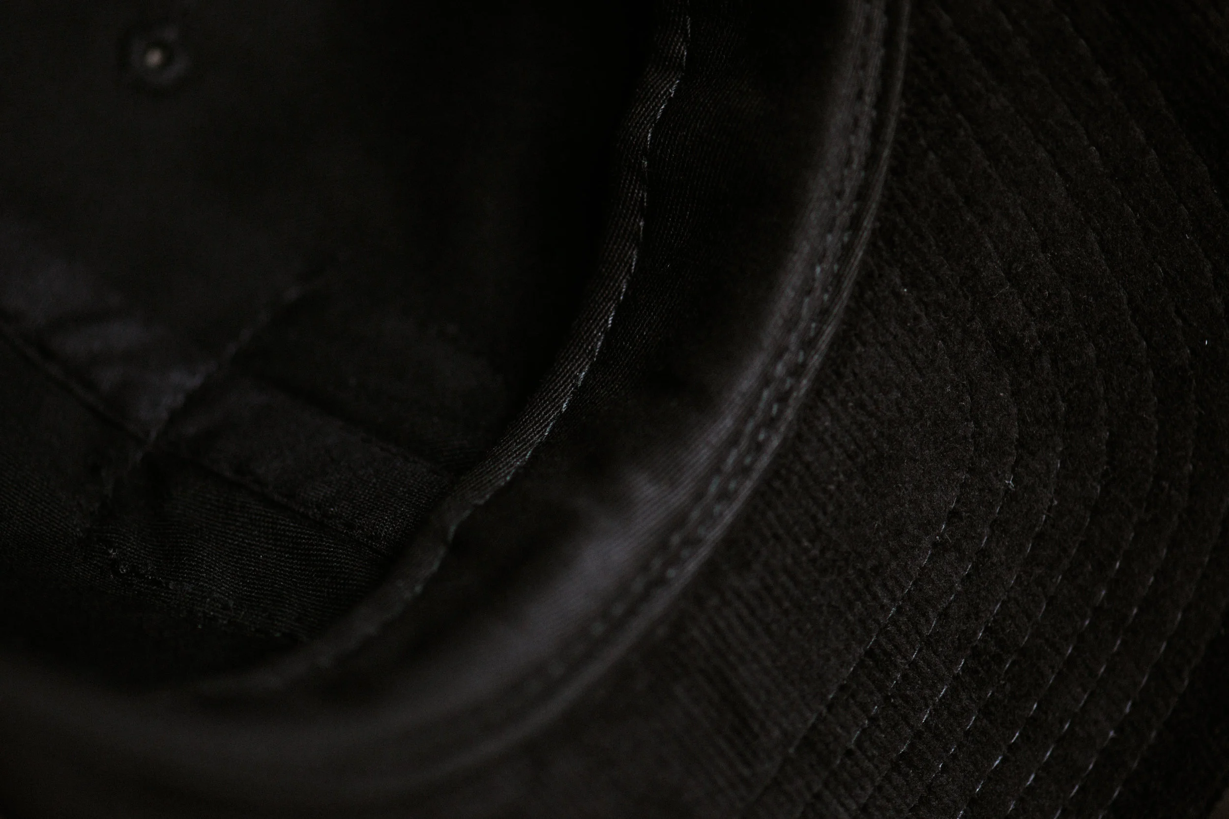 black interior