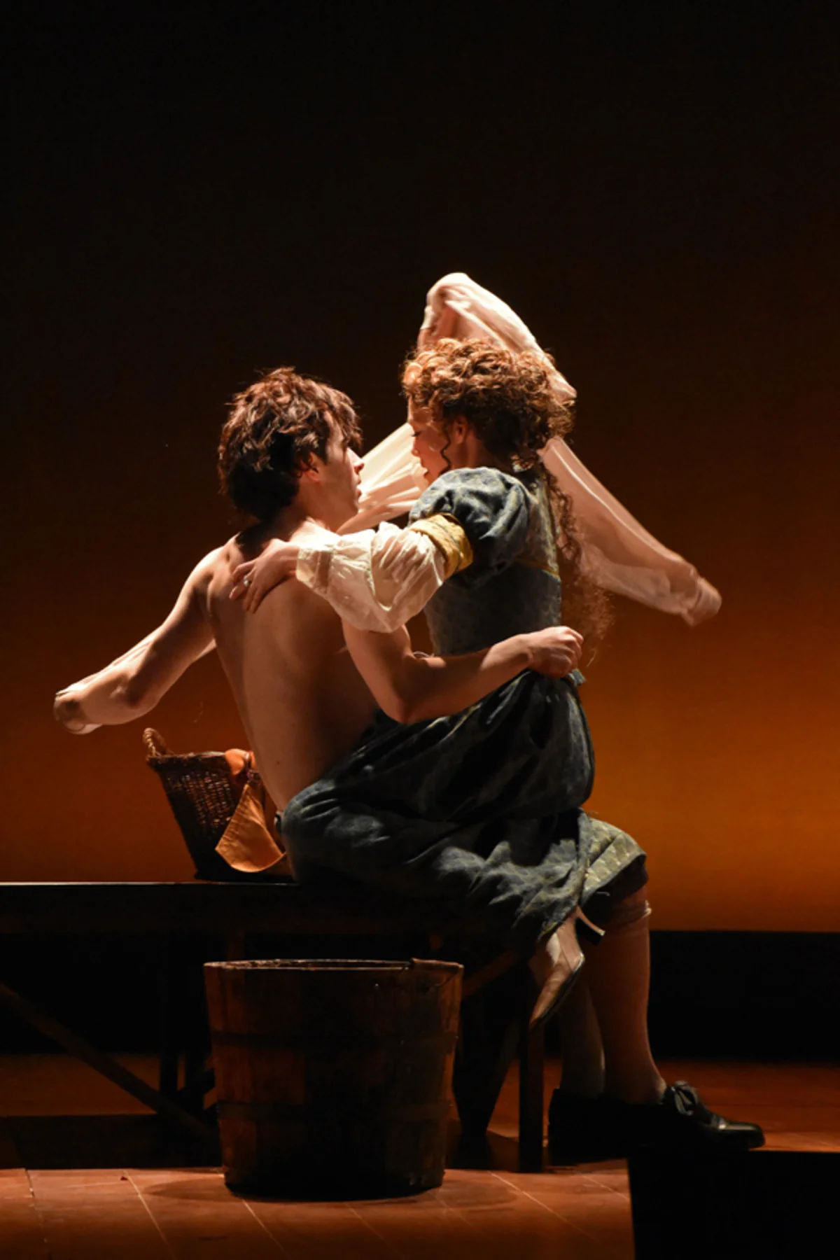 Kynaston (S. Owens) and Maragert Hughes (J. Sandidge) - Photo by Tina Buckman