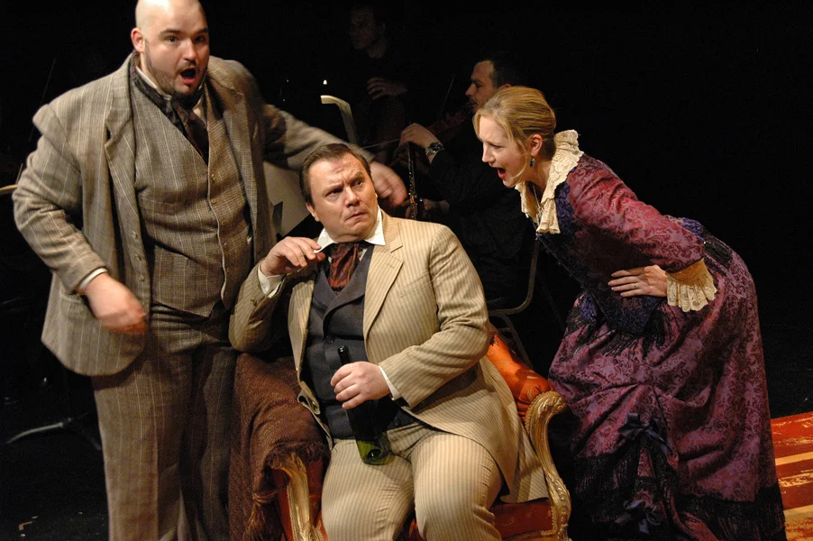Mathurin (A. Webb), Lucas (R. Loyd), and Mathurine (T. Buchholz) - Photo by Tina Buckman