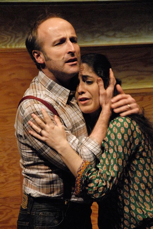  Satyavān (Rufus Müller) and Sāvitri (Toby Newman) - Photo by Tina Buckman 