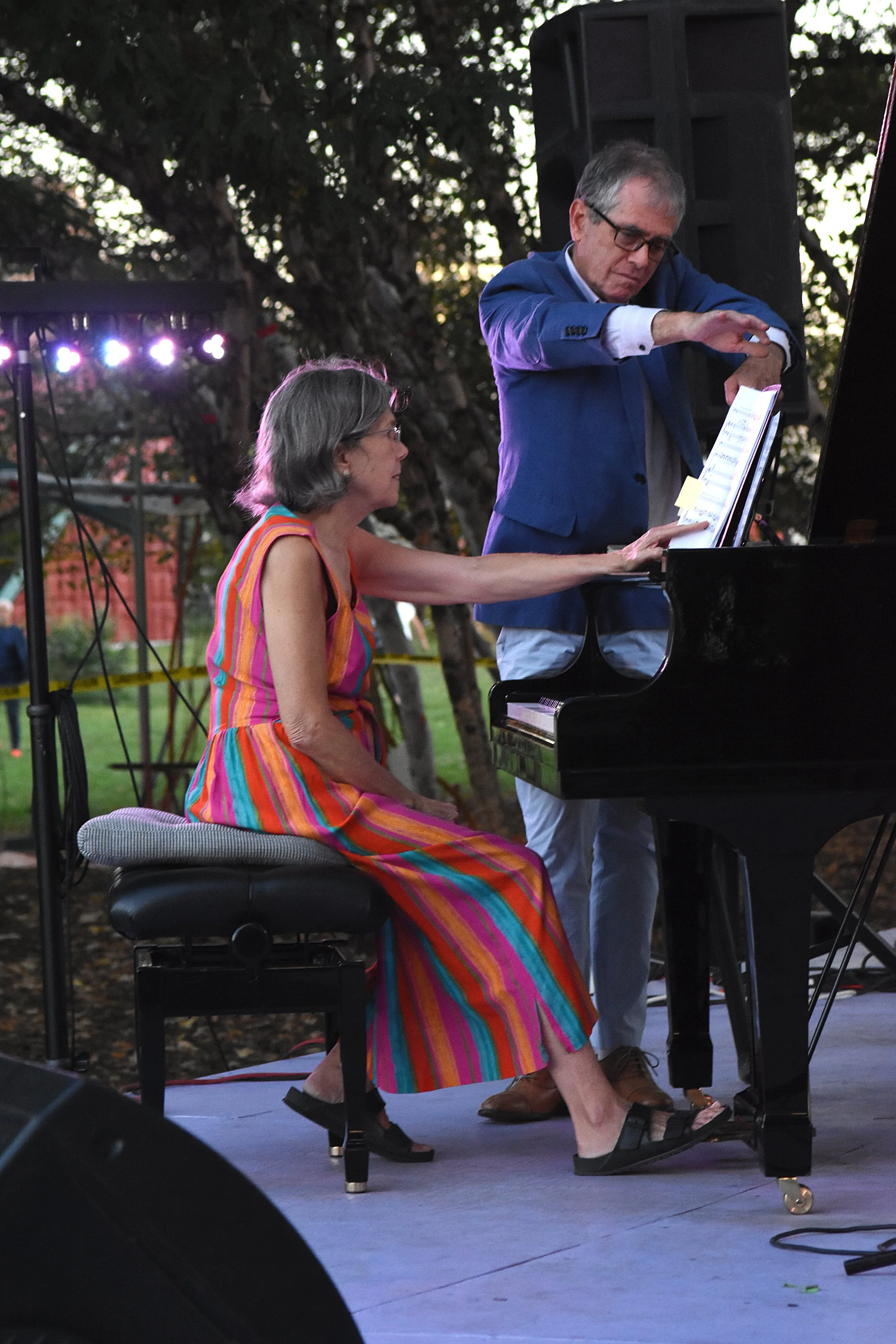  Richard Cordova and Catherine Miller. Photo by Tina Buckman 