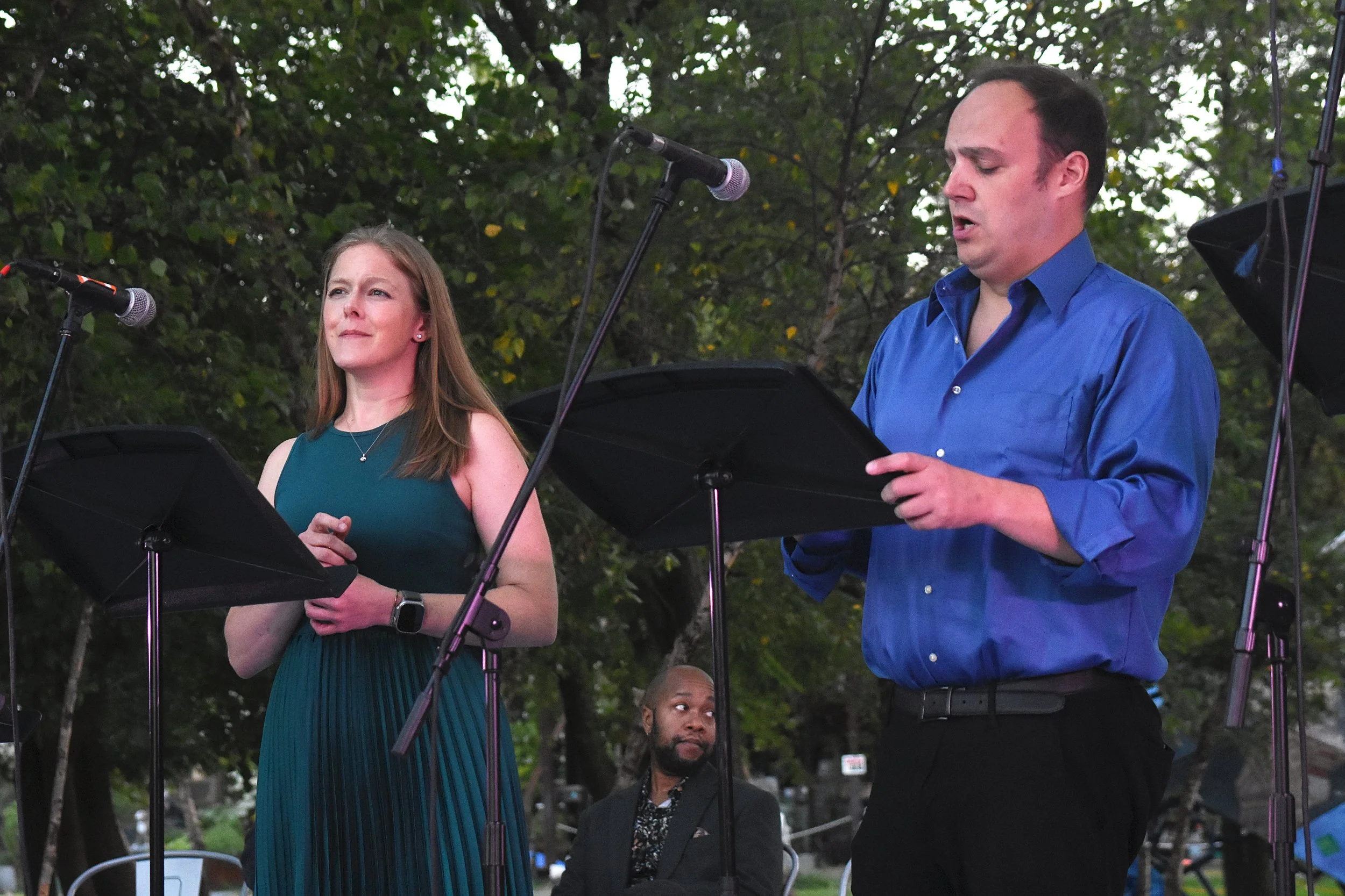  Jennifer Moore, Soprano and Andrew Richardson, Bass-Baritone. Photo by Tina Buckman 