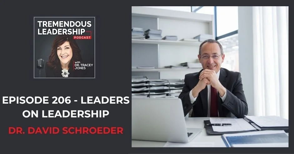 Tremendous Leadership | Dr. David Schroeder | Price Of Leadership
