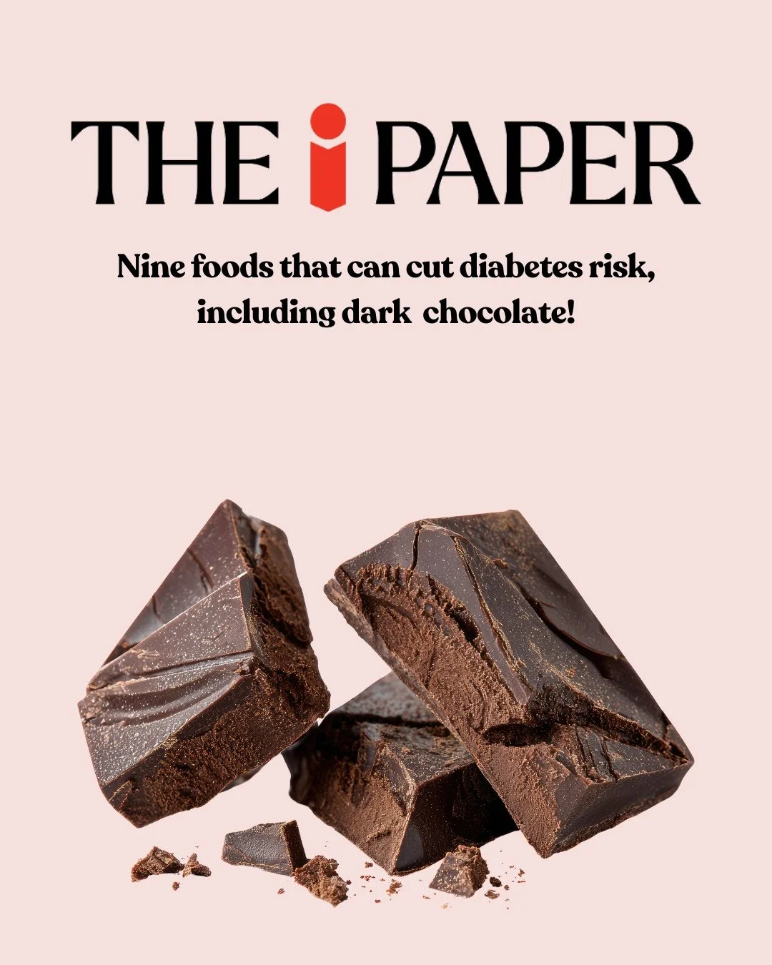 🍫 I was pleased to contribute as a nutritionist to a recent article about how dark chocolate may help reduce the risk of type 2 diabetes. The findings &mdash; while still early &mdash; are an interesting reminder of how dietary choices can influence