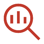 The magnifying glass icon represents our continued optimization of SEO and AIO for each website we manage.