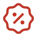 A discount icon representing our partners plus discount.