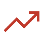 Improvement icon representing our All In core value.