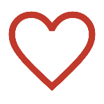 A heart icon to represent our Family First culture